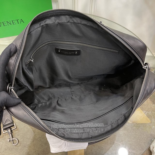 Bottega veneta高端男包 98083 寶緹嘉原單胎牛皮男包 BV經典款編織男士手提公事包  gxz1191